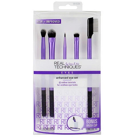 ריל טכניקס ערכת מברשות עניים Real Techniques Enhanced Eye Set ריל טכניקס ערכת מברשות עניים Real Techniques Enhanced Eye Set