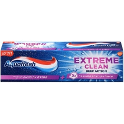  אקווה פרש משחת שיניים אקסטרים קלין דיפ 75 מ"ל