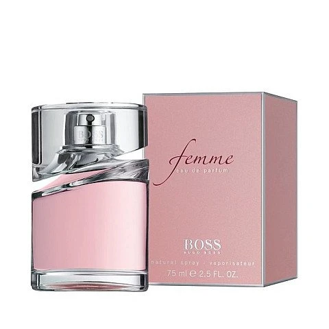 בושם לאשה בוס פאם של הוגו בוס Boss Femme א.ד.פ 75 מ"ל - מבית Hugo Boss בושם לאשה בוס פאם של הוגו בוס Boss Femme א.ד.פ 75 מ"ל - מבית Hugo Boss