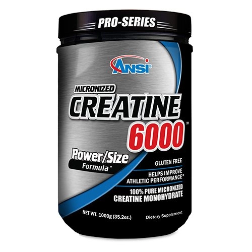 100% קראטין 6000 מונוהידראט מיקרונייז טהור מבית ANSI