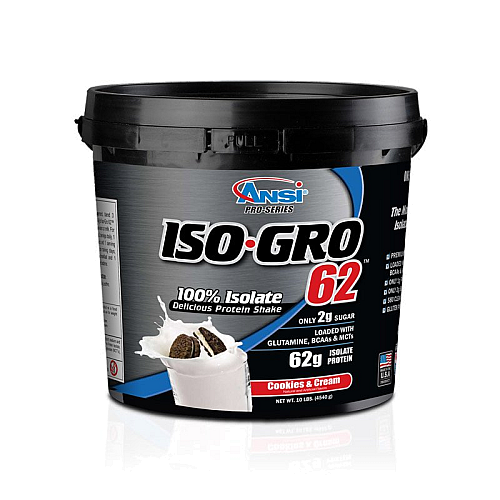 אבקת גיינר Iso-Gro 62 יזו-גרו 62 יחס 1:1.3 משקל 4.5 ק"ג - מבית ANSI