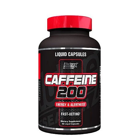 קפאין 200 מ"ג - ספיגה מהירה - 60 גל בקפסולות מבית Nutrex Research Labs קפאין 200 מ"ג - ספיגה מהירה - 60 גל בקפסולות מבית Nutrex Research Labs