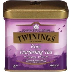 תה הודי טווינינגס דארג'ילינג Darjeeling בפחית מבית Twinings במשקל 100 גרם