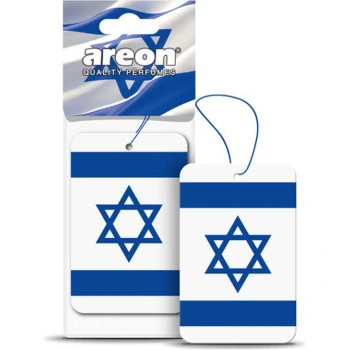 אריאון מפיץ ריח תלוי לרכב בעיצוב דגל ישראל