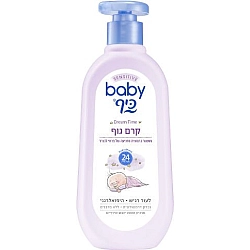 בייבי כיף SENSITIVE קרם גוף לפני השינה - 500 מ"ל