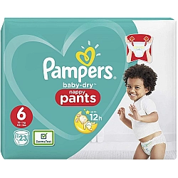 פמפרס בייבי דריי פנטס מכנסונים משקל 15+ ק"ג - שלב 6