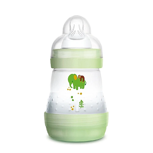 מאמ בקבוק אנטי קוליק לתינוק 0+ ירוק - 160 מ"ל - מבית MAM