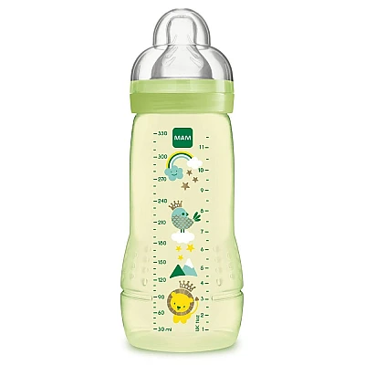 מאמ בקבוק הזנה לתינוק 4+ ירוק - 330 מ"ל - מבית MAM