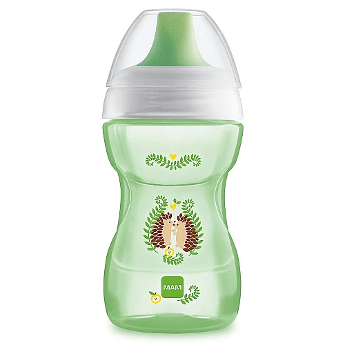 מאמ כוס נגד נזילות תכלת 8+ ירוק - 270 מ"ל - מבית MAM