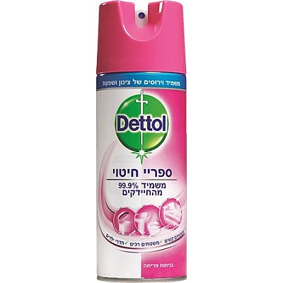 דטול ספריי חיטוי בניחוח פריחה 400 מ"ל - Dettol