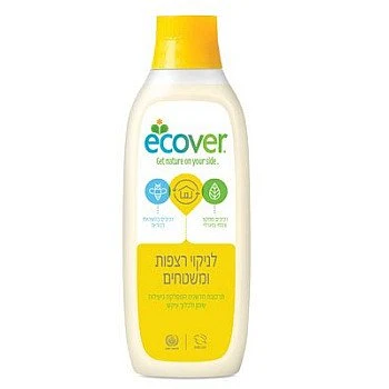 אקובר נוזל ניקוי רצפות ומשטחים 1 ליטר - מבית Ecover
