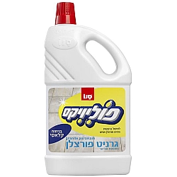 סנו פוליויקס נוזל לניקוי רצפות גרניט פורצלן - 2 ליטר