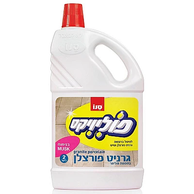סנו פוליויקס נוזל לניקוי רצפות גרניט פורצלן בניתוח מאסק - 2 ליטר