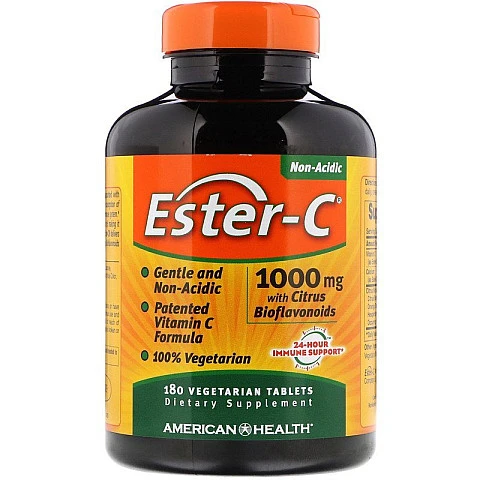 אסטר סי ויטמין C לא חומצי 1000 מ"ג 180 טבליות - מבית Ester-C אסטר סי ויטמין C לא חומצי 1000 מ"ג 180 טבליות - מבית Ester-C