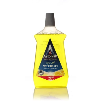 אסטוניש נוזל לניקוי כללי לימון מבית יעקבי 1 ליטר