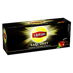 ליפטון תה ארל גריי בטעם ברגמוט 25 שקיקים