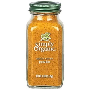 אבקת קארי חריפה אורגני 79 גרם - Simply Organic