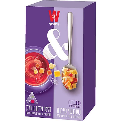 חליטת נשנושי פירות ופריחת הדובדבן ויסוצקי 10 שקיקים