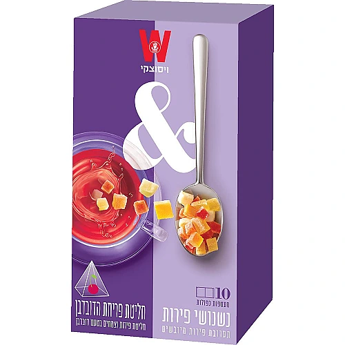 חליטת נשנושי פירות ופריחת הדובדבן ויסוצקי 10 שקיקים