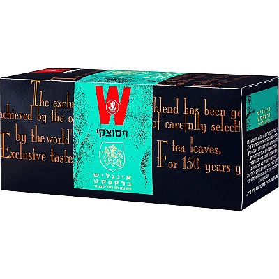 תה אינגליש ברקפסט ויסוצקי 25 שקיקים