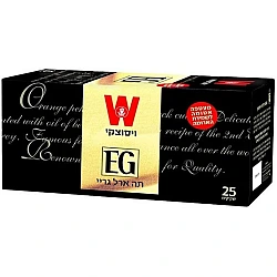 תה ארל גריי ויסוצקי 25 שקיקים