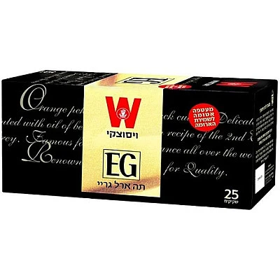 תה ארל גריי ויסוצקי 25 שקיקים