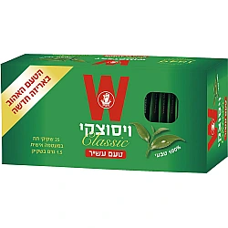תה ויסוצקי קלאסי בטעם עשיר 25 שקיקים