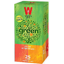 תה ירוק תפוז ומנדרינה ויסוצקי 25 שקיקים