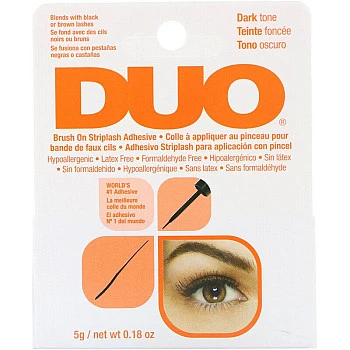 דואו דבק ריסים להברשה כהה 5 גרם - מבית DUO