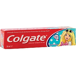 קולגייט ילדים משחת שיניים ברבי לגילאי 6+ שנים 50 מ"ל - מבית Colgate