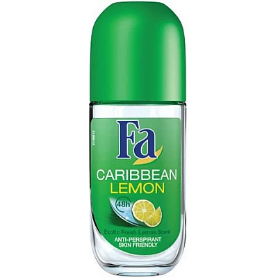 פה דאודורנט אישה רול און קאריביאן לימון 50 מ"ל - מבית FA