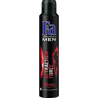 פה דאודורנט ספריי גבר כח המשיכה 200 מ"ל - מבית FA