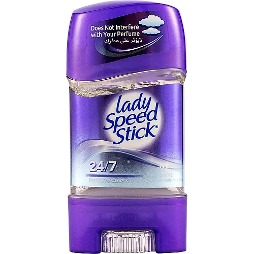 ליידי ספיד סטיק דאודורנט ג'ל פיור פרשנס 24/7 - 65 גרם