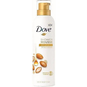 דאב מוס רחצה וגילוח עם שמן מרוקאי 200 מ"ל - מבית DOVE