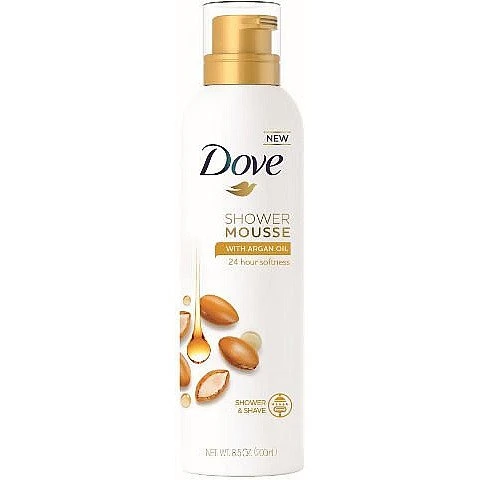 דאב מוס רחצה וגילוח עם שמן מרוקאי 200 מ"ל - מבית DOVE