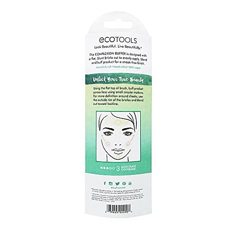 אקוטולס מברשת באפינג למייקאפ יבש EcoTools Complexion Buffer Brush אקוטולס מברשת באפינג למייקאפ יבש EcoTools Complexion Buffer Brush