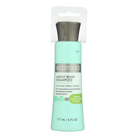 אקוטולס שמפו מקציף לניקוי מברשות 177 מ"ל EcoTools Makeup Brush Shampoo אקוטולס שמפו מקציף לניקוי מברשות 177 מ"ל EcoTools Makeup Brush Shampoo