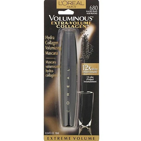 לוריאל למסקרה אקסטרה נפח ווליום קולגן Extra Volume Collagen - שחורה - מבית L'Oréal לוריאל למסקרה אקסטרה נפח ווליום קולגן Extra Volume Collagen - שחורה - מבית L'Oréal
