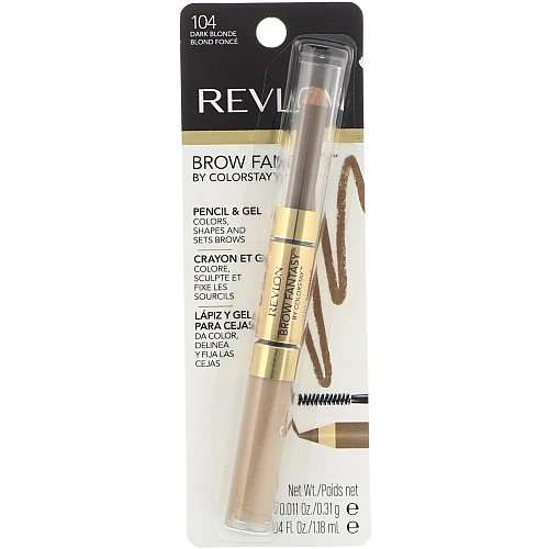רבלון עפרון ג'ל לגבות BROW FANTASY - בלונד כהה 104 - מבית REVLON