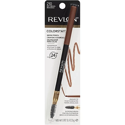 רבלון עפרון גבות COLORSTAY - חום רך 210 - מבית REVLON