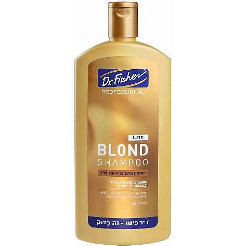 ד"ר פישר BLOND שמפו לשיער בהיר בלונדיני 400 מ"ל - מבית Dr. Fischer