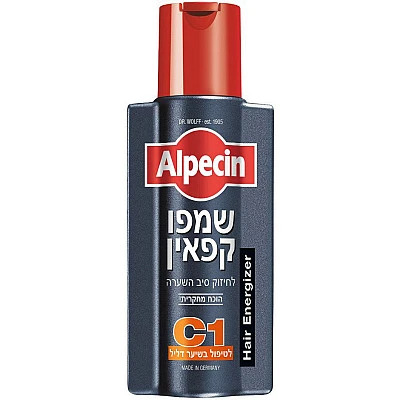 אלפסין שמפו C1 קפאין 200 מ''ל - מבית Alpecin