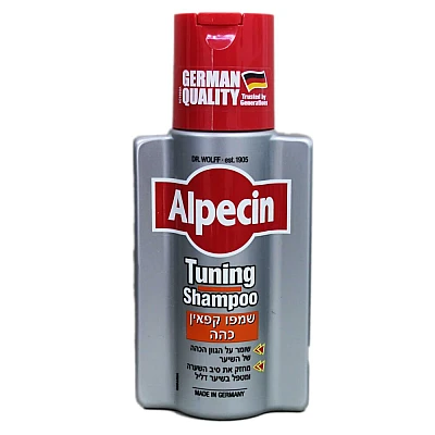 אלפסין שמפו קפאין כהה שומר על הגוון הכהה של השיער מחזק את סיב השיער 200 מ''ל - מבית Alpecin