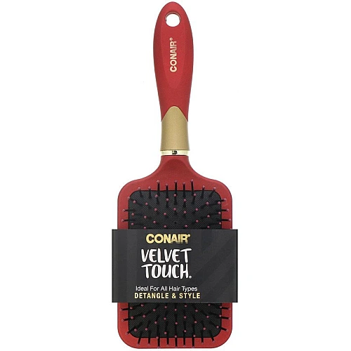 מברשת מברשת שיער להתרת קשרים ולעיצוב - Velvet Touch - מבית Conair