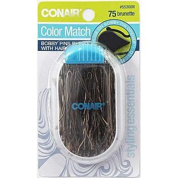 סיכות שיער צבע ברונזה - 75 יחידות - מבית Conair