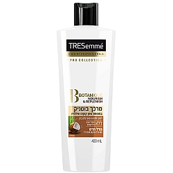 טרזמה מרכך בוטניק בתוספת שמן קוקוס ואלוורה 400 מ"ל - מבית TRESemme