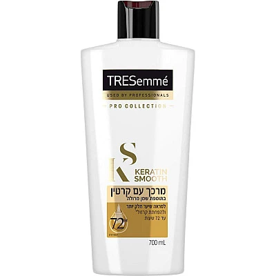 טרזמה מרכך עם קרטין בתוספת שמן מרולה 700 מ"ל - מבית TRESemme