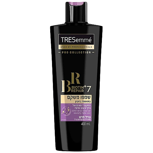 טרזמה שמפו משקם בתוספת ביוטין 400 מ"ל - מבית TRESemme