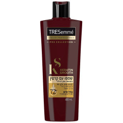 טרזמה שמפו עם קרטין בתוספת שמן מרולה 400 מ"ל - מבית TRESemme