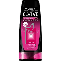 אלביב מרכך ארג'נין רזיסט 3X לחיזוק סיב השערה לכל סוגי השיער 550 מ"ל - לאריאל